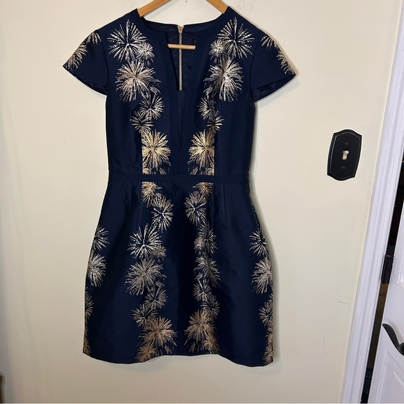Ted Baker Stardust Jacquard Tzalla Dress US size 6 - Picture 1 of 9